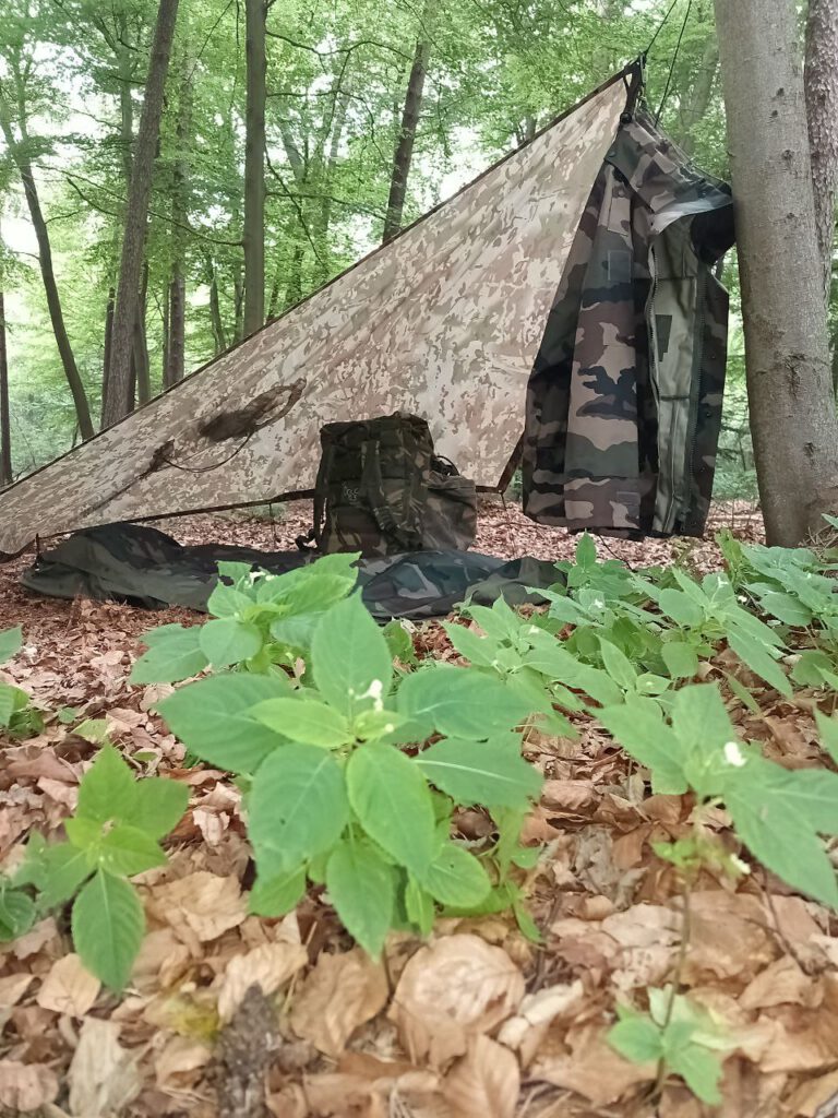 Minimales Setup für eine gute Nacht im Wald